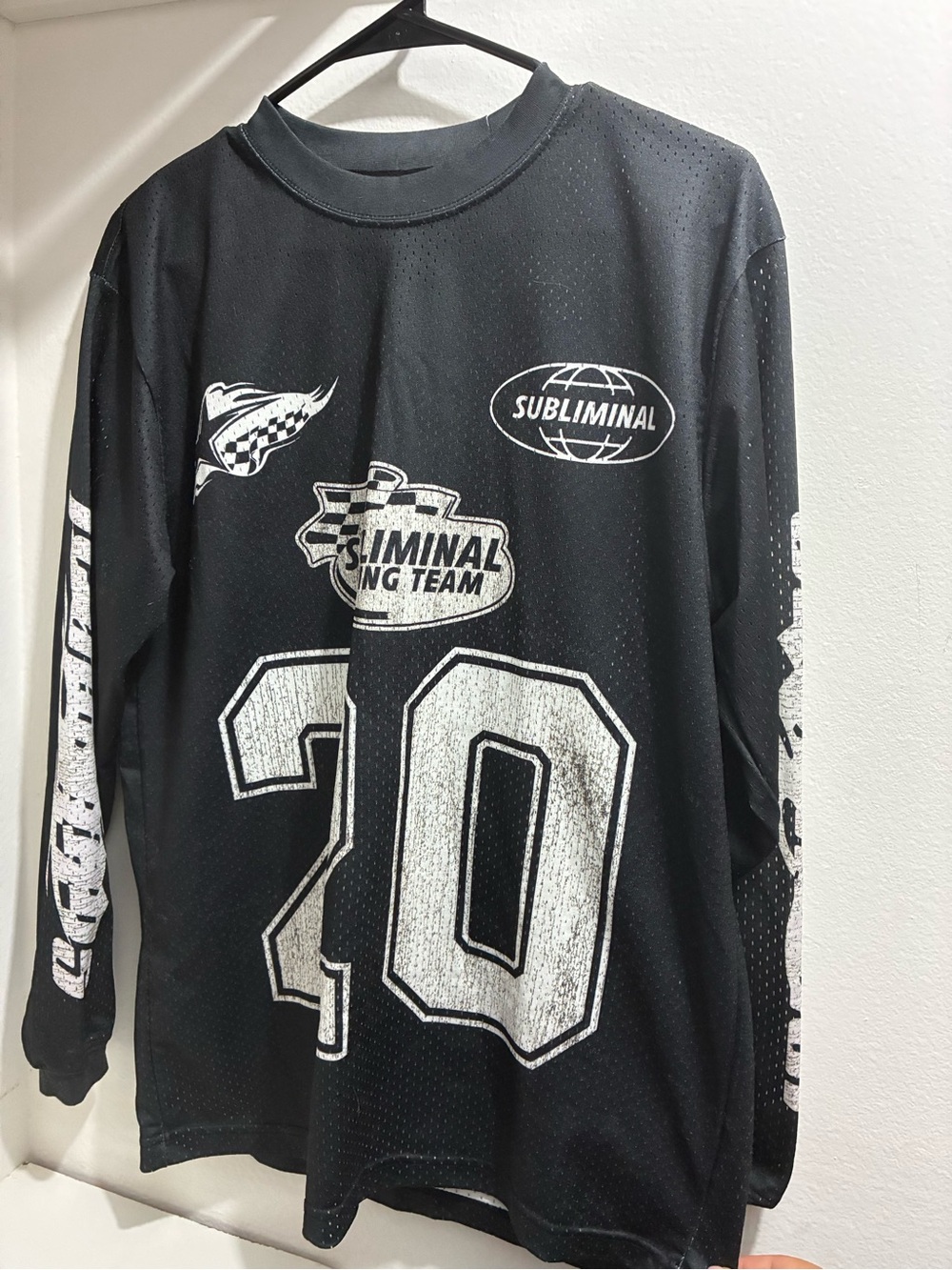 PacSun Black and White Mesh Jerseys